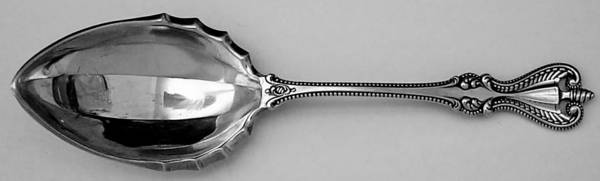 Old Colonial (Sterling, 1895, Monograms) Preserve Spoon