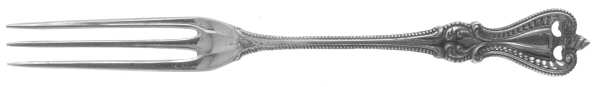 Old Colonial (Sterling, 1895, Monograms) Individual Berry Fork