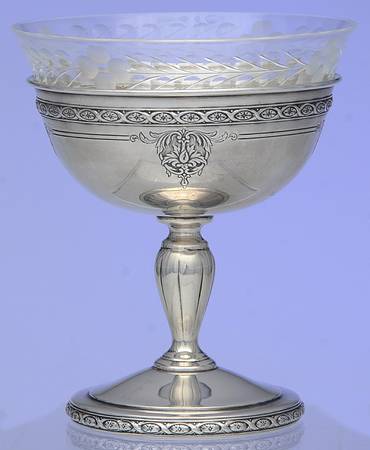 Louis XIV (Sterling, Hollowware) Sherbet & Glass Liner
