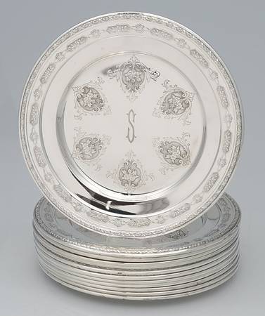 Louis XIV (Sterling, Hollowware) Bread & Butter Plate - Set of 12