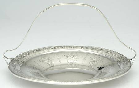 Louis XIV (Sterling, Hollowware) 10" Handled Sandwich Plate