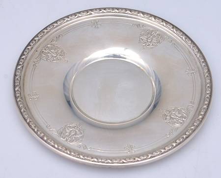 Louis XIV (Sterling, Hollowware) Sterling Demitasse Saucer Only
