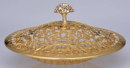 Louis XIV (Sterling, Hollowware) Silverplate Floral Frog