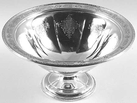 Louis XIV (Sterling, Hollowware) 10" Round Footed Centerpiece