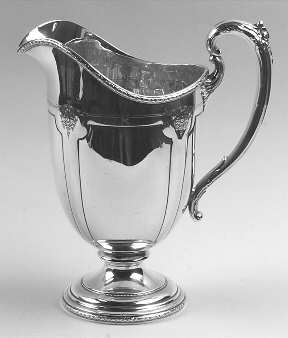 Louis XIV (Sterling, Hollowware) Sterling Water Pitcher