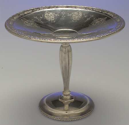Louis XIV (Sterling, Hollowware) Round Compote (Height X Width)