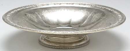 Louis XIV (Sterling, Hollowware) 14" Round Footed Centerpiece
