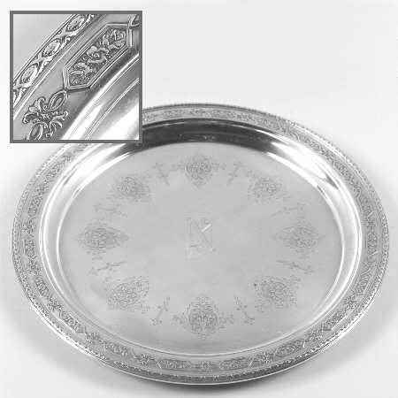 Louis XIV (Sterling, Hollowware) 12" Round Tray