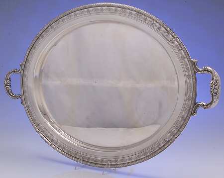 Louis XIV (Sterling, Hollowware) Large Waiter Tray