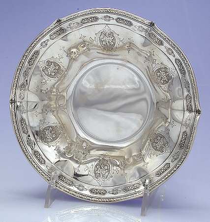 Louis XIV (Sterling, Hollowware) 7" Ruffled Bon Bon Bowl