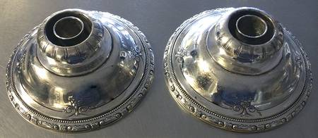 Royal Windsor (Sterling, Hollowware)  Pair of Weighted Console Candleholders