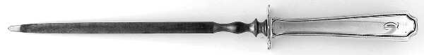Lady Constance (Sterling, 1922) Large Steel Rod Knife Sharpener