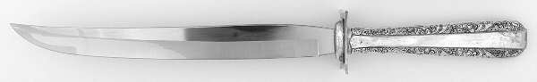 Candlelight (Sterling, 1934, No Monos) Small Carving Knife Stainless Blade & Sterling Gua