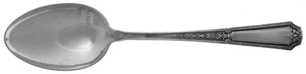 Louis XIV (Sterling, 1924, Monograms) Tablespoon (Serving Spoon)