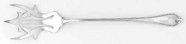 Old Newbury-Newbury (Sterling, Monograms) Large Lettuce Serving Fork