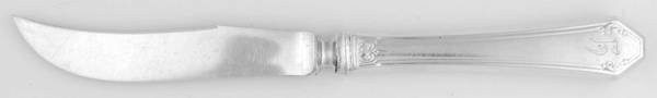 Lady Mary (Sterling, 1917, Monograms) Individual Fruit Knife with Silverplate Blade