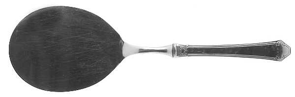Lady Mary (Sterling, 1917, No Monograms) Pastry Server with Silverplate Blade