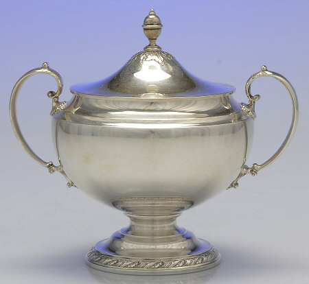 Candlelight (Sterling, Hollowware) Sugar Bowl & Lid