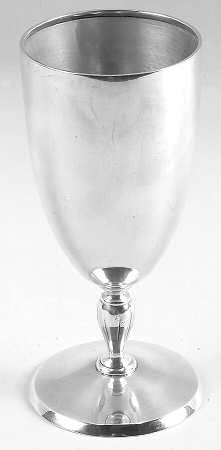 Lafayette-Plain (Sterling, 1905, Hollowware) Water Goblet