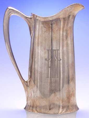 Lafayette-Plain (Sterling, 1905, Hollowware) Sterling Water Pitcher