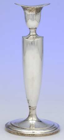 Lafayette-Plain (Sterling, 1905, Hollowware) 10" Weighted Candlestick