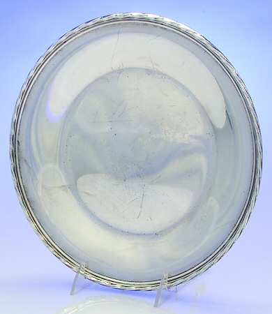 Silver Flutes (Sterling, 1941, Hollowware) 11" Sandwich Plate