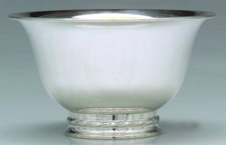 Silver Flutes (Sterling, 1941, Hollowware) 4" Paul Revere Bowl