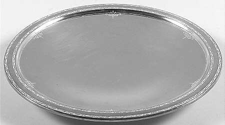 Old Lace (Sterling, Hollowware) 10" Footed Cake Plate