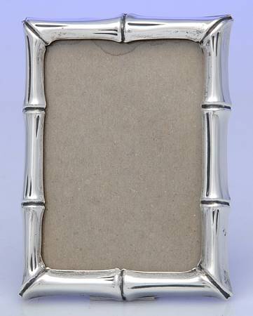 Bamboo (Sterling, 1961, Hollowware) Frame-Holds 2" X 3" Picture