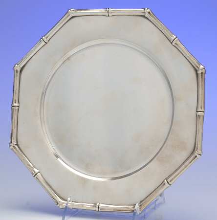 Bamboo (Sterling, 1961, Hollowware) 10" Dinner Plate