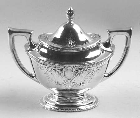 76X5C (Sterling, Hollowware) Sugar Bowl & Lid