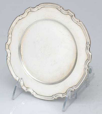 Hampton (Sterling, 1934, Hollowware) Bread Plate