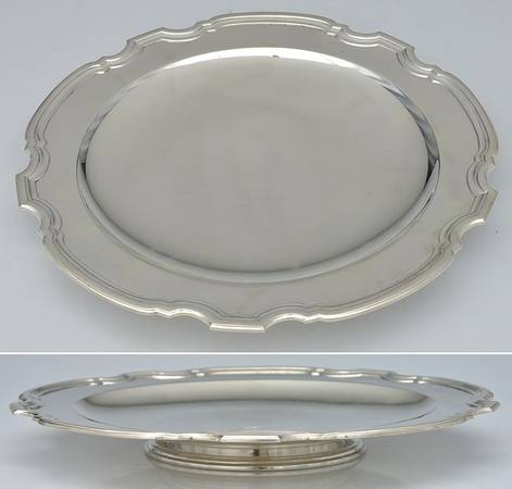 Hampton (Sterling, 1934, Hollowware) 10" Footed Cake Plate
