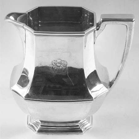 Hampton (Sterling, 1934, Hollowware) Sterling Water Pitcher