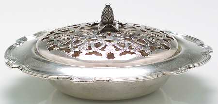Hampton (Sterling, 1934, Hollowware) Centerpiece with Frog