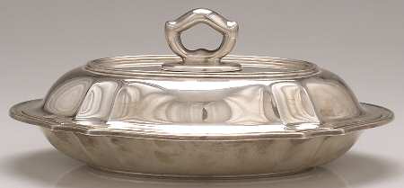 Hampton (Sterling, 1934, Hollowware) Sterling Double Vegetable