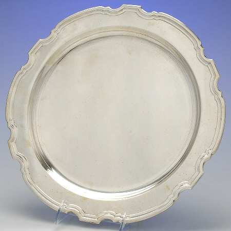 Hampton (Sterling, 1934, Hollowware) 13" Round Tray