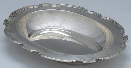Hampton (Sterling, 1934, Hollowware) 11" Oval Vegetable Bowl