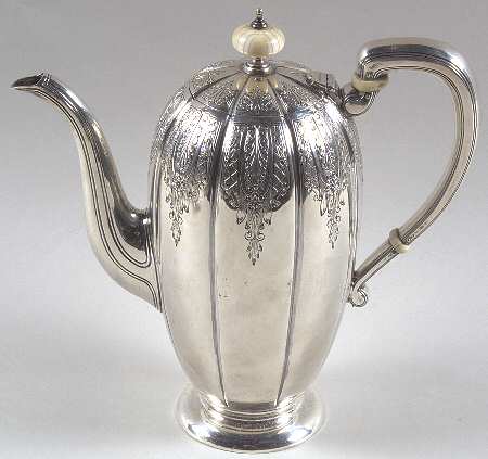 Windsor Castle (Sterling, Hollowware, Hand Chased) Mini Coffee Pot