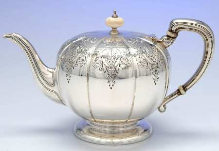 Windsor Castle (Sterling, Hollowware, Hand Chased) Teapot