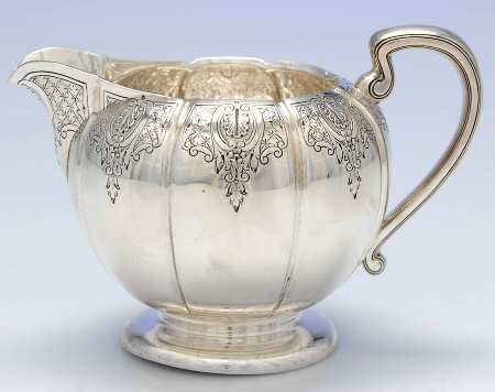 Windsor Castle (Sterling, Hollowware, Hand Chased) Creamer