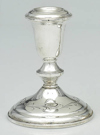 Awakening (Sterling, 1958, Hollowware) Weighted Candleholder