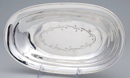 Awakening (Sterling, 1958, Hollowware) 11" Bread Tray