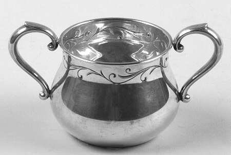 Awakening (Sterling, 1958, Hollowware) Mini Open Sugar Bowl