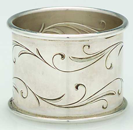 Awakening (Sterling, 1958, Hollowware) Napkin Ring
