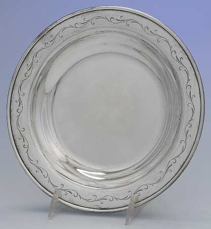 Awakening (Sterling, 1958, Hollowware) 9" Sandwich Plate