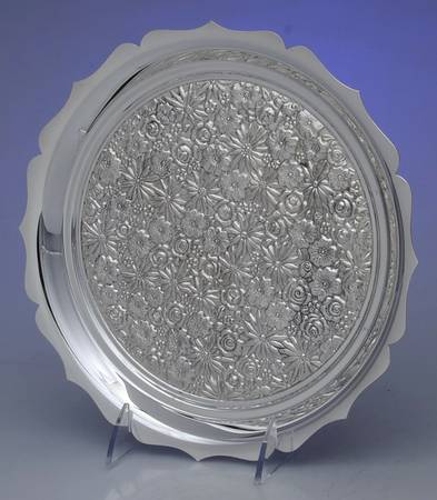 Contessina (Silverplate, Hollowware) 9" Round Tray
