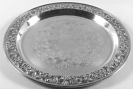 Contessina (Silverplate, Hollowware) 15" Round Tray