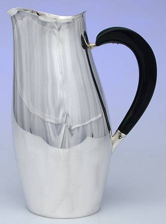 Contour (Sterling, 1950, Hollowware) Sterling Water Pitcher