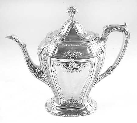 D'Orleans (Sterling, 1923, Hollowware) Coffee Pot